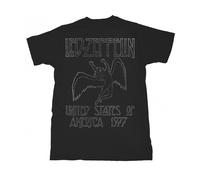 Led Zeppelin USA 1977 Maglietta Adulto Unisex (PH1460)