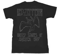 Led Zeppelin Usa '77. autorizzato Uomo maglietta