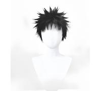 LEDABAO Anime Uchiha Obito Cosplay Parrucca corta nera, Halloween Party Parrucca Cosplay Anime Show