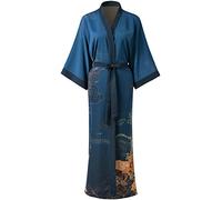 Ledamon Kimono Robe Accappatoio, Blu Scuro, Taglia Unica Donna