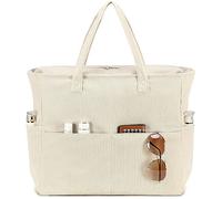 LEDAOU - Borsa da spiaggia grande con zip da donna, impermeabile, a tracolla, borsa da shopping, anti-sabbia, con zip, borsa per piscina, fitness, viaggio, per la famiglia, Large