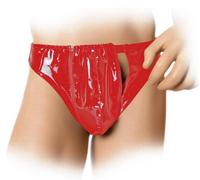 Ledapol - Slip/String Lucido Per Uomo Con Sacchetto E Zip In Diversi Colori