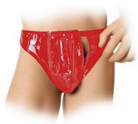 Ledapol - Slip/String Lucido Per Uomo Con Sacchetto E Zip In Diversi Colori