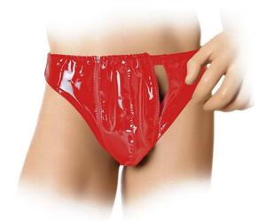 Ledapol - Slip/String Lucido Per Uomo Con Sacchetto E Zip In Diversi Colori