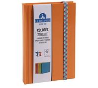 LeDauphin - Exacompta LE DAUPHIN 167215D - Registro serie Iderama, 192 pagine a righe, dimensioni 17,0 x 11 cm, progettato, pensato e realizzato in Isère (Francia), certificato FSC, colore: Arancione