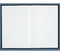 LeDauphin - Exacompta Le Dauphin 652D - 1 Registro - Dimensioni 29,7 x 21 cm, formato A4, stampa a quadretti 5 x 5 - Quadretti - Carta interna 90 grammi - 192 pagine, copertina rigida in tela nera