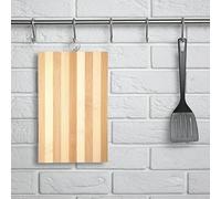 Leddy Living - Tagliere in Bambù Triplo Strato | Versatile | Perfetto per Pane, Carne, Verdure e Formaggi | Ecologico e Sostenibile, Legno, 16L x 1.7l cm, Bambù