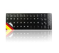 LEDELI Autoadesivi per Tastiera Adesivi per Tastiera Tastiera Etichetta Tastatur-Aufkleber per PC,Laptop,Notebook,Computer-Tastaturen - Spanisch Layout