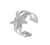 Lederarmband Schädel Retro-Armband für Frauen, Armband mit kreativer Persönlichkeit, Strandurlaub 1 für Sie. Herrenschmuck (Silver, One Size)