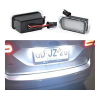 LEDFEWAG 2 pezzi LED Luci targa per auto Lampada targa Compatibile per Focus Kuga Grand C-Max S-MAX B-Max Mondeo Ranger Fiesta