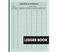 Ledger Book: Track and Organize Income, Expenses, Payments & Deposits with This Easy-to-Use Ledger | 120 Pages | Perfect for Small Business, Freelancers & Personal Finance