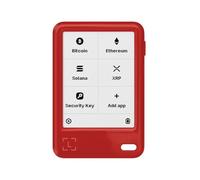 Ledger Nano Gen5 - Signer con touchscreen per criptovalute - Modello base per acquistare e scambiare asset digitali in tutta sicurezza con l'app Ledger Wallet (Rosso ciliegia)