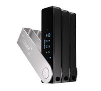 Ledger Nano X Pacco da 3 - Signer sicuri per criptovalute - Compatibile con BT & iOS - Protezione Semplice - Backup Classici per Maggiore libertà