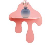 Ledges sospesi - Organizzatore decorativo a forma di liquido, stile creativo per interni, apparecchio di archiviazione verticale astratto, design scorrevole unità da parete letteratura mostra verde |