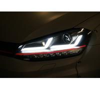 LEDHL103-GTI COPPIA FARI ANTERIORI FULL LED OSRAM VW GOLF 7 12-17