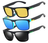 LEDING&BEST Occhiali da sole polarizzati per uomo donna/Pesca Golf Bicicletta Guida Pesca arrampicata Sport all'aperto occhiali da sole