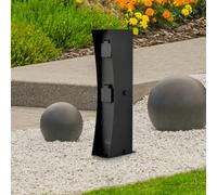 Presa da Giardino per Esterni Colonnina con Acciaio Inox Stromsäule H 46 CM