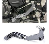 LEDISHUN Accessori per moto Pedale del cambio Leva del cambio sinistra compatibile con Kawasaki Ninja 400 Z400 Ninja 500 Z500 (grigio)