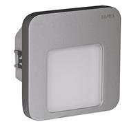 LEDIX 01 - 221 - 12, lampada da parete a LED, alluminio, argento, 7,3 x 7,3 x 4,2 cm