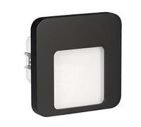 LEDIX 01 - 221 - 62, lampada da parete a LED, alluminio, Nero, 7,3 x 7,3 x 4,2 cm