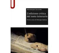 L' edizione critica del testo letterario