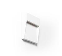 LEDKIA LIGHTING Applique da Parete per Esterni LED 3W CCT Selezionabile Superficie Quadrata Jade Bianco