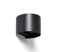 LEDKIA LIGHTING Applique da Parete per Esterni LED 6W Doppia Luce Eros Nero