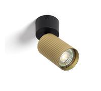 LEDKIA Applique da Soffitto Alluminio Aritz 1 Faretto Oro