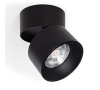 LEDKIA LIGHTING Applique LED 30W Alluminio Circolare Nero New Onuba 2700K Bianco Caldo