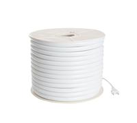 LEDKIA LIGHTING Bobina 50m Striscia LED Neon Regolabile 220V Bianco Caldo Semicircolare 180 7.5W/m IP67 Taglio 100cm 3000K Bianco Caldo