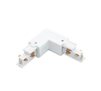 LEDKIA Connettore Right Side Tipo L per Binario Trifase DALI Bianco