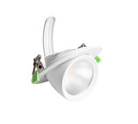 LEDKIA LIGHTING Faretto Downlight LED 38W Orientabile Circolare Chip 120lm/W Foro Ø 160mm No Flicker 2700K Bianco Caldo