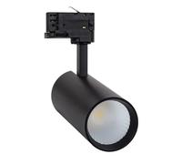 LEDKIA Faretto LED Binario Trifase 30W Bertha Nero 3000K - 4000K - 6000K Se