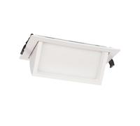 LEDKIA LIGHTING Faretto Proiettore Downlight LED 24W Orientabile Rettangolare 120lm/W Foro 210x125mm Chip per giardino, terrazza, patio No Flicker 4000K Bianco Naturale