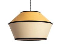 LEDKIA Lampada a Sospensione in Velluto Trompa Arancione
