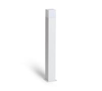 LEDKIA LIGHTING Lampioncino Esterno Augusta Bianco 74cm Bianco E27