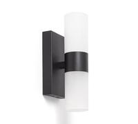 LEDKIA Applique da Parete Bagno Alluminio e PC Avery Nero