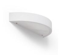 LEDKIA LIGHTING Applique da Parete di Gesso Doppia Illuminazione Upinde Bianco R7S