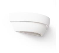LEDKIA LIGHTING Applique da Parete Gesso Riben Bianco E14