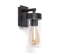 LEDKIA LIGHTING Applique da Parete per Esterni Alluminio Lutsha Nero E27