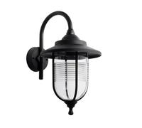 LEDKIA LIGHTING Applique da Parete per Esterni Berna Nero E27
