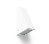 LEDKIA LIGHTING Applique da Parete Per Esterni Metallo e Cristallo Ruzafa Bianco GU10