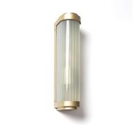 LEDKIA LIGHTING Applique da Parete per Esterni Vetro Peridot Oro E27