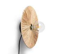 LEDKIA LIGHTING Applique da Parete Rafia Kanga Naturale E27