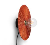 LEDKIA LIGHTING Applique da Parete Rafia Kanga Terracotta E27