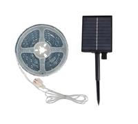 LEDKIA LIGHTING Bobina 5m Striscia LED per Esterno Solare 3.7V DC 30LED/m IP65 Larga 8mm Taglio 3cm 4000K Bianco Naturale