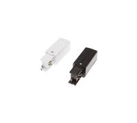 LEDKIA LIGHTING Connettore a Rete Trifase Left Side Nero