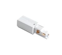 LEDKIA LIGHTING Connettore Left Side a Rete per Binario Trifase DALI Bianco
