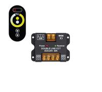 LEDKIA LIGHTING Controller Regolatore 24V DC + Telecomando RF per Dim To Warm Selezionabile (Caldo-Naturale)