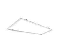 LEDKIA LIGHTING - Cornice a Incasso per Pannelli LED 120x30 cm | Alluminio Resistente | Ideale per Interni IP20 | Installazione Facile | Bianco, 1 Unità